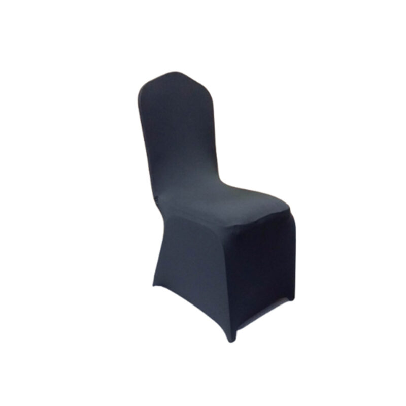 Banketitooli-stretch-kate-kroogitud-tagusega-must Langev toolikate stretch materjalist Toolikatted Stretch toolikate Toolikatete rent ja müük