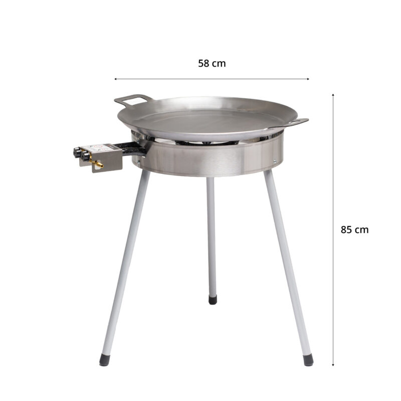 Gaasipõletiga grill/paellapann Basic-580