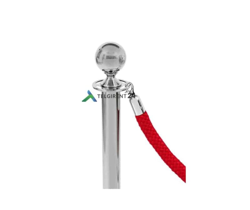 Piirdeköis punane hõbedase otsaga