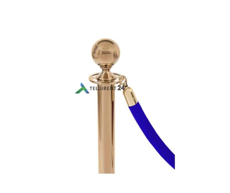 Piirdekois sinine samet kuldse otsaga 4