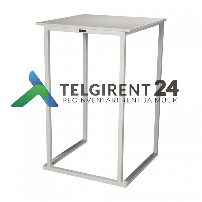 KUBO Pukklaud kandiline valge Pukklaud püstiseisulaud kubo pukklaua rent