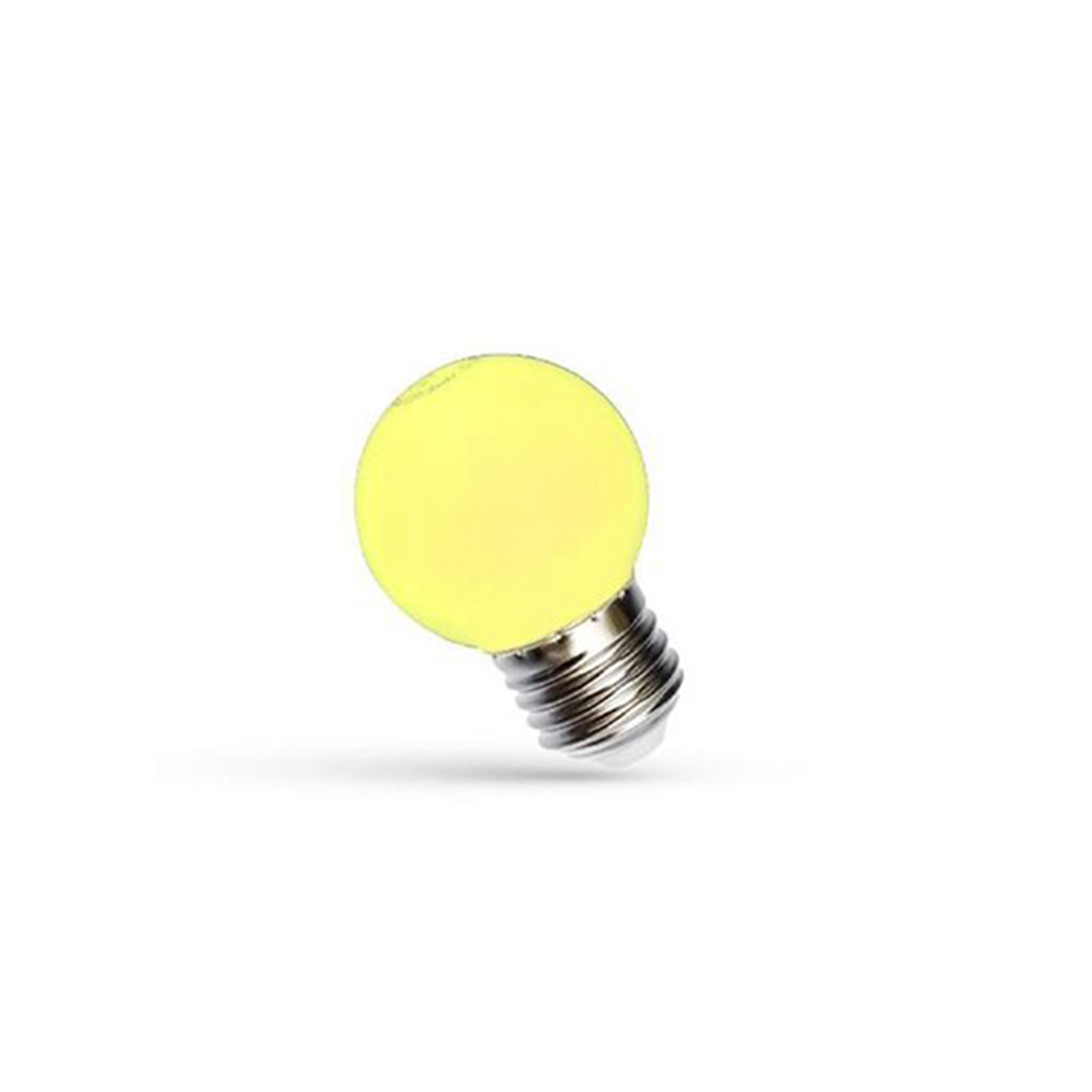 kollane-pirn-1w LED pirnid valgusketile Pirnid Soe valge pirn Värvilised pirnid Valgusketid Pirnid rent