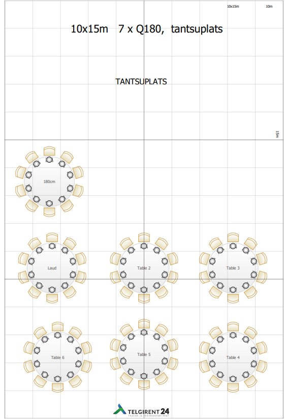 Moodultelk 10m laiune