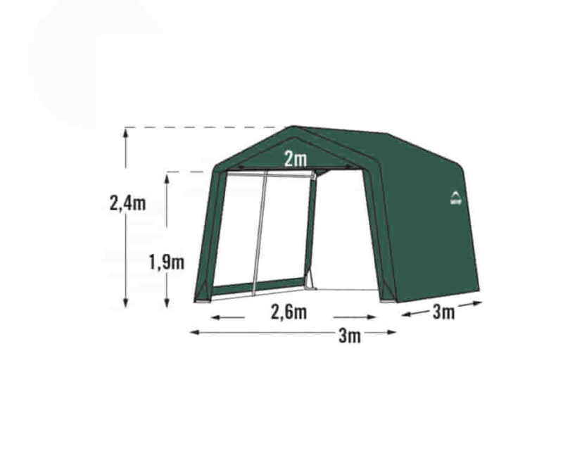 Telk varjualune 3x3m