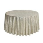 Hõbedane glitter laudlina Laudlina rent ja müük