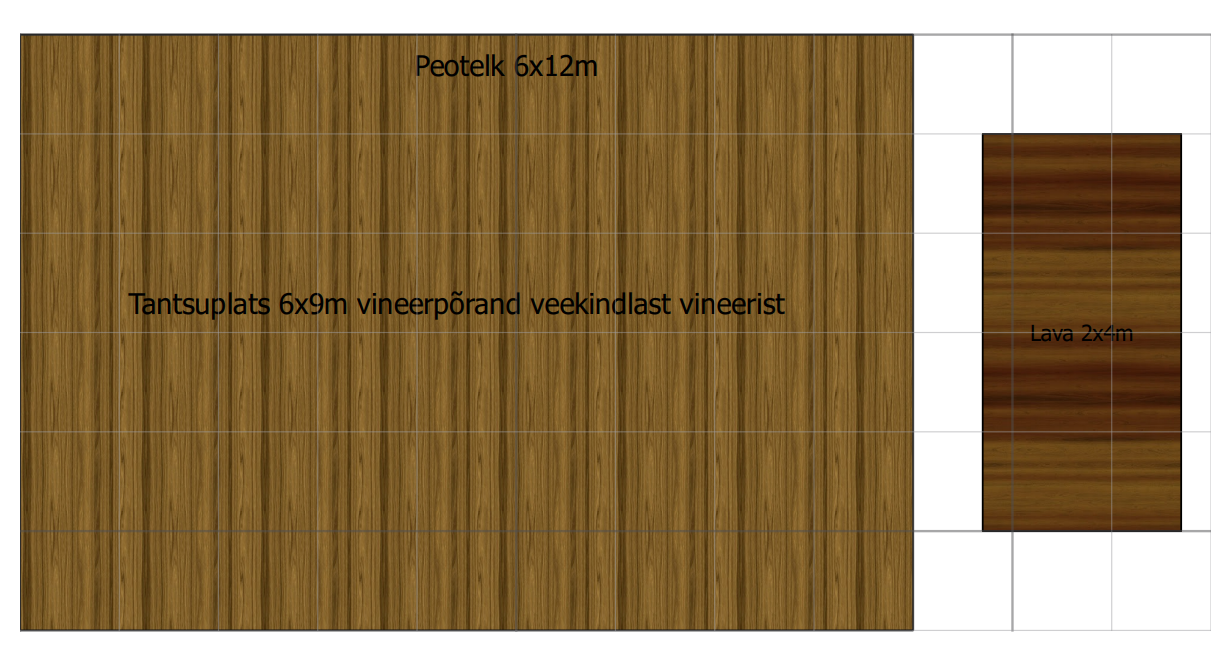 Peotelk 6x12m 6x12tantsuporand 11