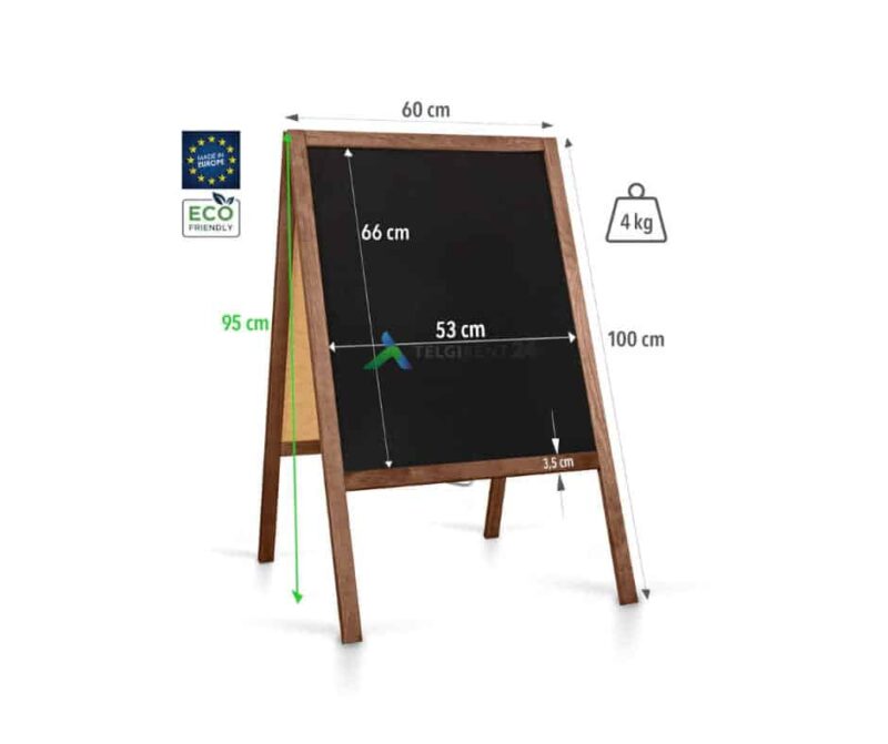 Kriiditahvel M 60x100cm müük restoranidesse ja erinevatele äripindadele reklaamtahvliks sobiv kriiditahvel Kriiditahvlite müük