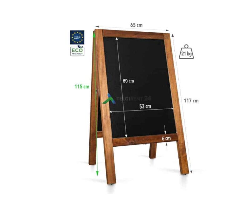 Kriiditahvel PRO veekindel 65X118m müük restoranidesse ja erinevatele äripindadele reklaamtahvliks sobiv kriiditahvel Kriiditahvlite müük