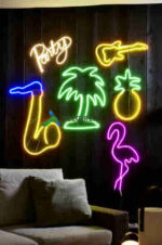 LED dekortaisoonid kaktus flamingo party Dekoratsioon valgustus peole LED peole