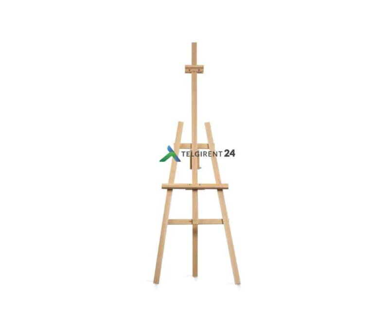 Molbert 178x60cm Naturaalset värvi puidust molbert