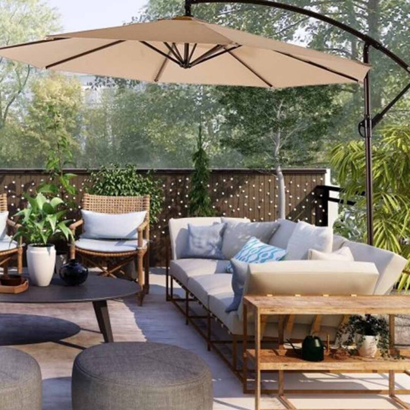 Õuevari vihma ja päikese kaitseks Õuevarjud müük Varjualune Vihmavari Päikesevari