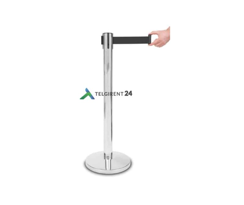 Piirdepost hobedane musta lindiga 4