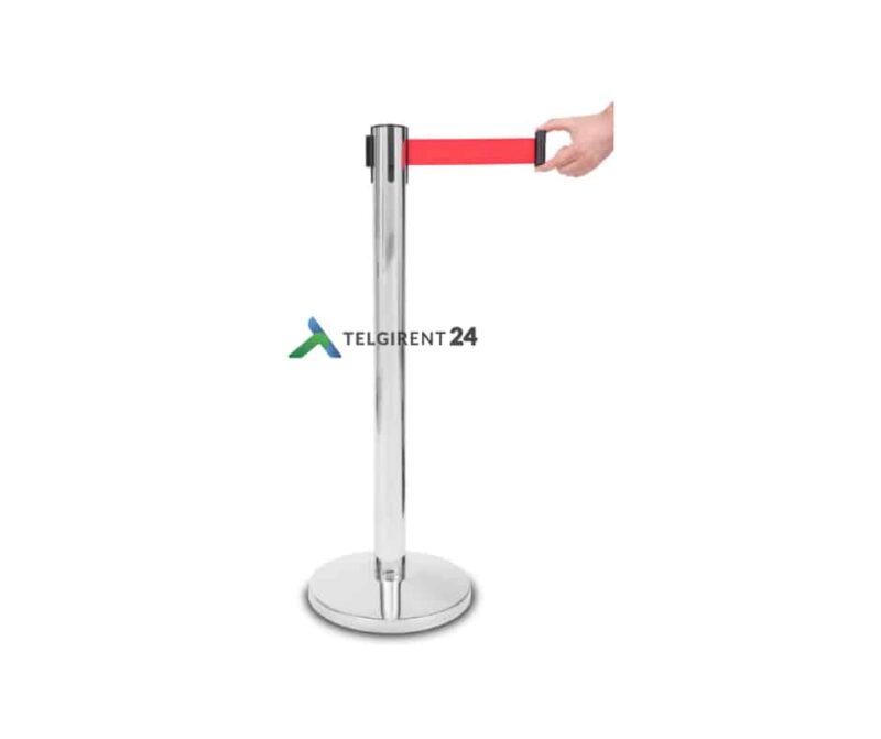 Piirdepost hobedane punase lindiga 4