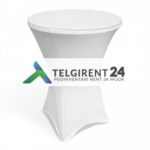 Pukklaua kate stretch valge peoinventari rent lauakatete rent laudlinade rent peoinventari rent