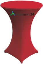 Pukklaua kate stretch punane pukklaua katete rent püstiseisu laua kate rent stretch lauakatted pukklaud pukklauad peomööbli rent inventari rent laudlinade rent peoinventari rent