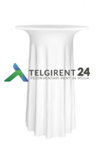 Pukklua kate delux vabaltlangev müük pukklaua katete müük püstiseisulaua kate müük peoinventari müük lauakatete müük pikklauakate müük valge