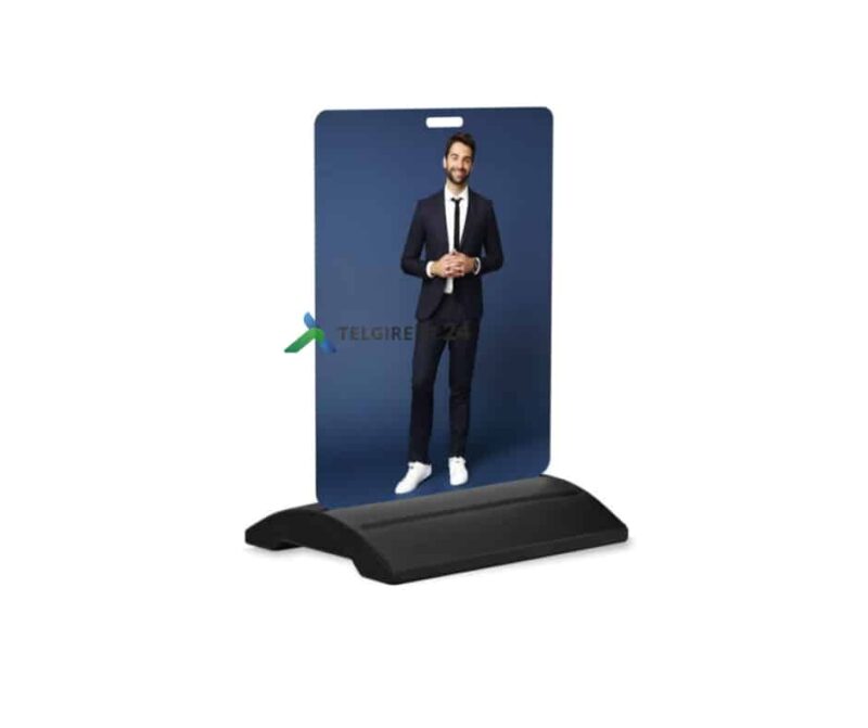 Reklaamtahvel raskusega must 60x70cm 4