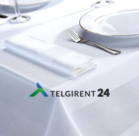 servjett valge 50x50 cm