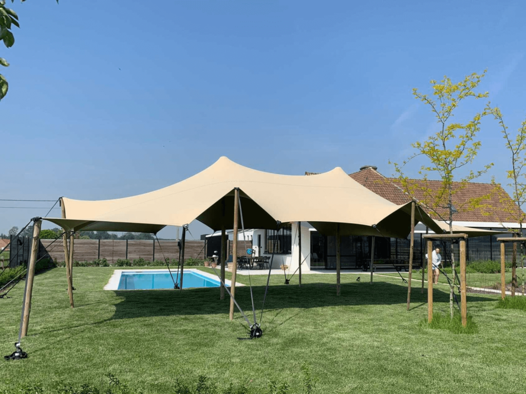 Stretch peotelk 6,5x10m Stretch peotelkide müük 6,5x10m stretch tent sale