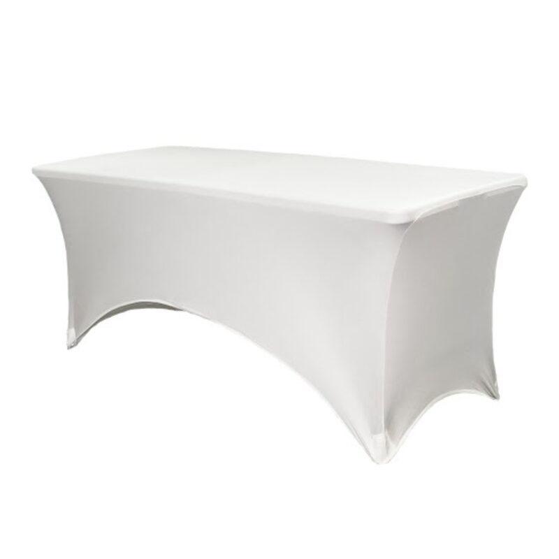 Stretch valge lauakate