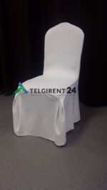 Toolikate valge banketitooli kate peoinventari rent toolikatete rent valge strech toolikatted