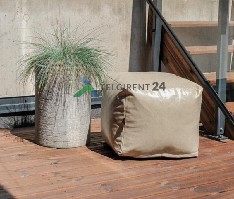 Tumba väike Beež tumba kunstnahast tool veekindel tool tumba rent toolide rent tooli rent peoinventar