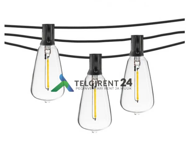 Valguskett Retro 10m Valguskett retro Lambikett muuk Valgusketi muuk Valgustus Lambiketi rent muuk 2