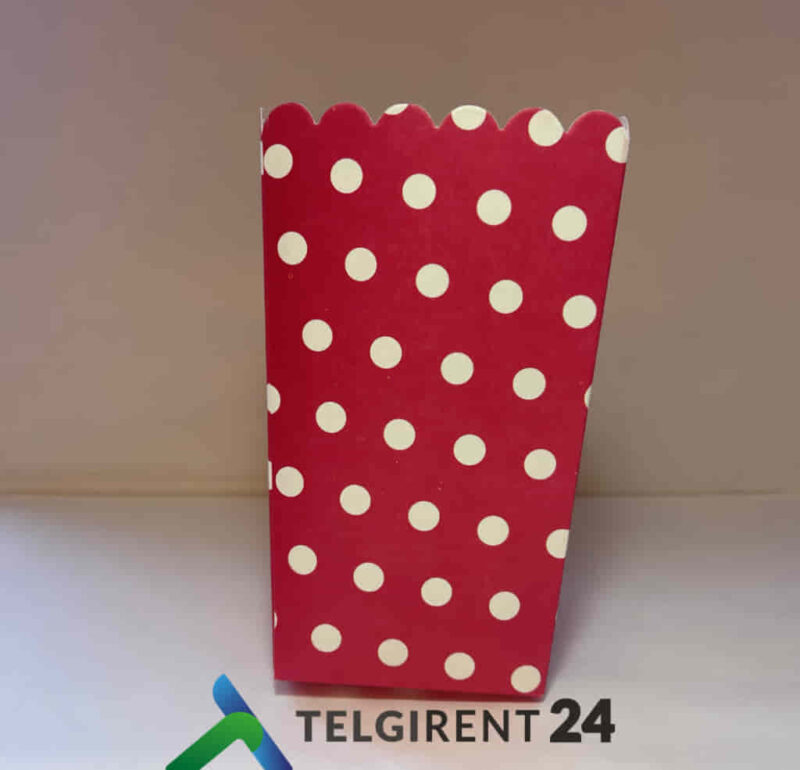 popcornitops punanetäpiline popcorn tops popcornile erinevat värvi popcorni topsid