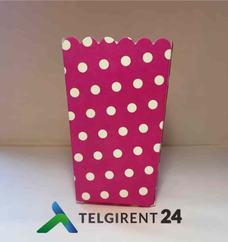 popcornitops roosatäpiline popcorn tops popcornile erinevat värvi popcorni topsid