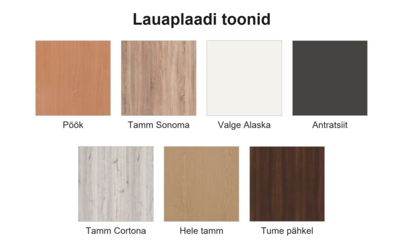 Konverentsilaua lauaplaadi toonid